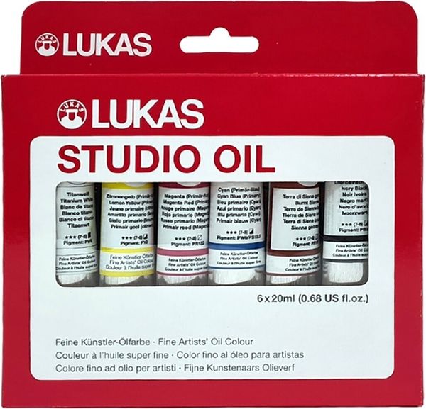 Lukas Lukas Studio Set oljnih barv 6 x 20 ml