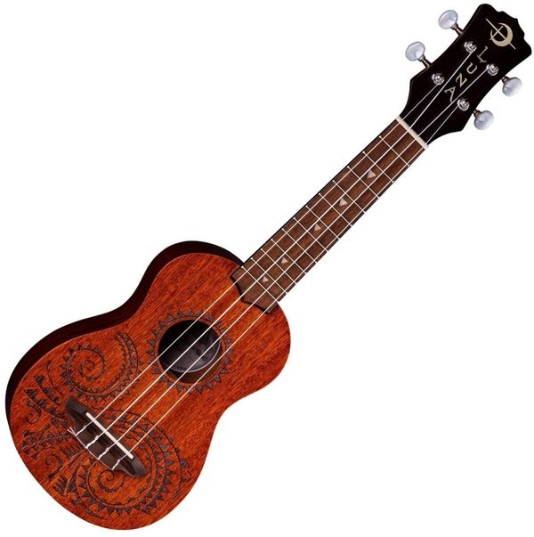 Luna Luna Tattoo Soprano ukulele Mahogany