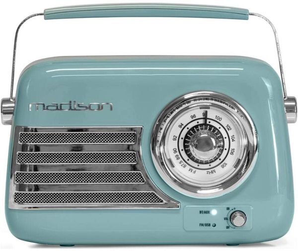 Madison Madison Freesound-VR40BLU Blue Retro radio