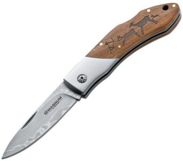 Magnum Magnum Caveman Damast 01RY818DAM Lovski nož