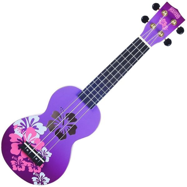 Mahalo Mahalo Hibiscus Soprano ukulele Hibiscus Purple Burst