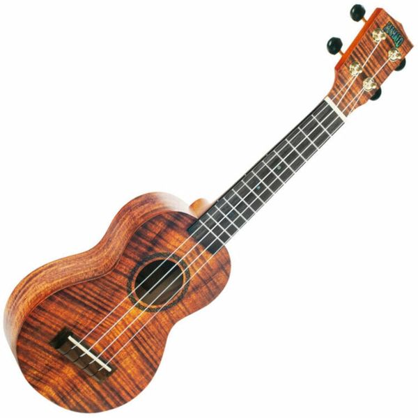 Mahalo Mahalo MA1KA Artist Elite Series Soprano ukulele Photo Flame Koa