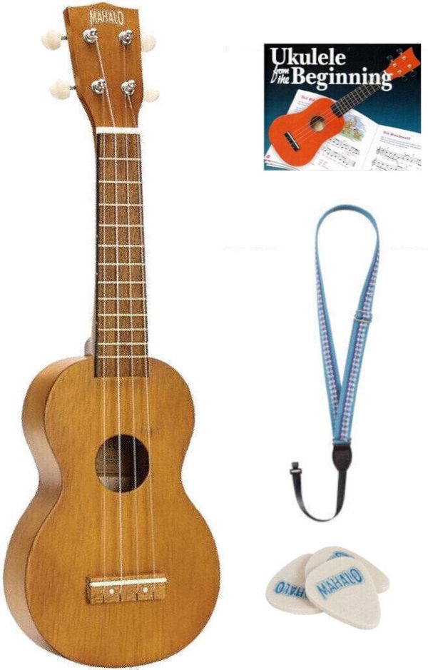 Mahalo Mahalo MK1-TBR SET Transparent Brown Soprano ukulele