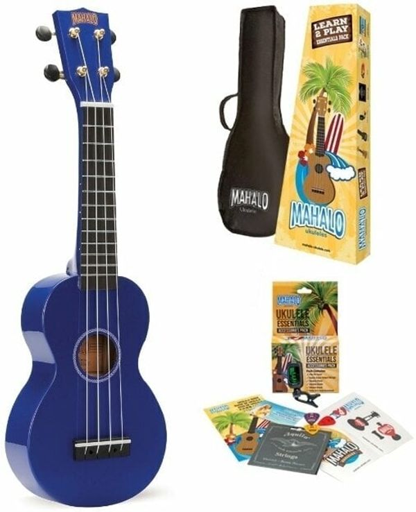 Mahalo Mahalo MR1BUK Soprano ukulele Blue