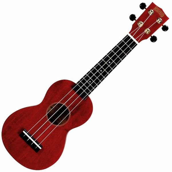 Mahalo Mahalo MS1TRD Transparent Red Soprano ukulele