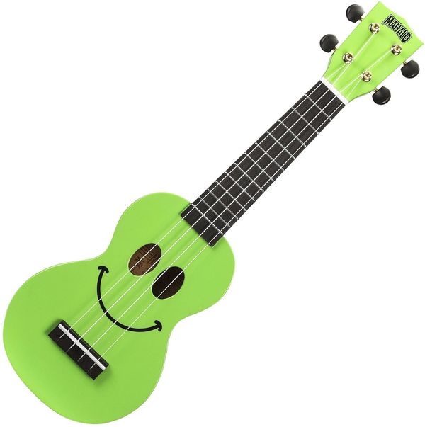 Mahalo Mahalo U-SMILE Green Soprano ukulele