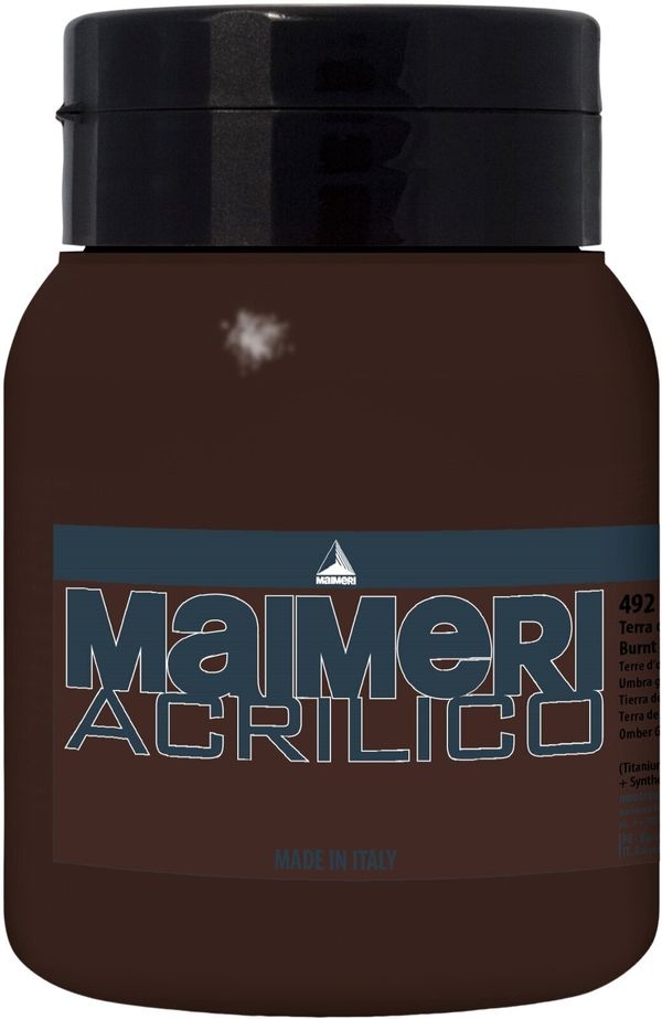 Maimeri Maimeri Acrilico Akrilna barva Burnt Umber 492 500 ml 1 kos