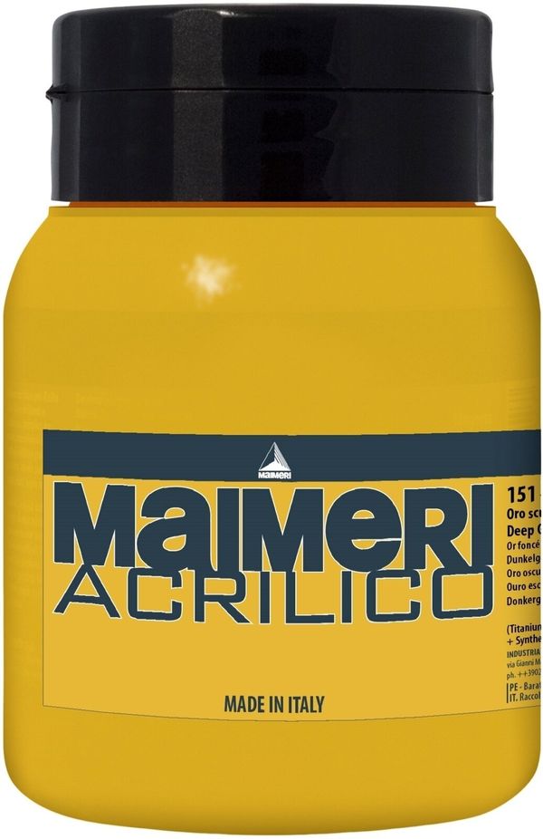 Maimeri Maimeri Acrilico Akrilna barva Deep Gold 151 500 ml 1 kos