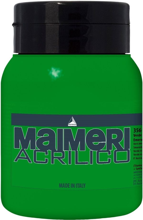 Maimeri Maimeri Acrilico Akrilna barva Emerald Green 356 500 ml 1 kos