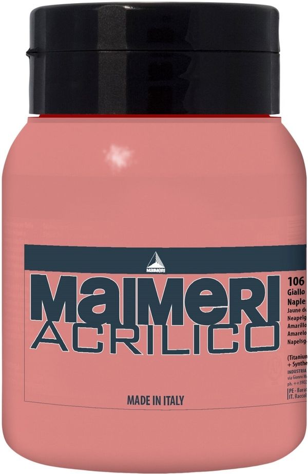 Maimeri Maimeri Acrilico Akrilna barva Naples Yellow Reddish 106 500 ml 1 kos