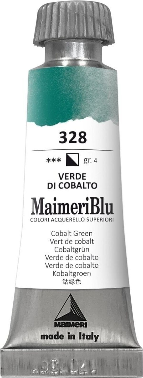 Maimeri Maimeri Blu Akvarelne barve Cobalt Green 328 12 ml 1 kos