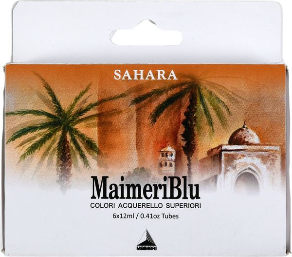 Maimeri Maimeri Blu Set akvarelnih barv Sahara 6 x 12 ml 6 kos.