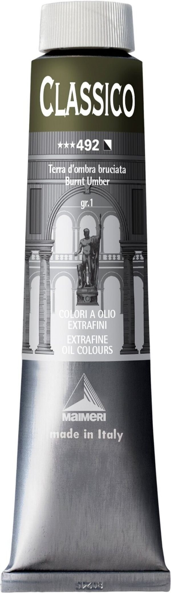 Maimeri Maimeri Classico Oljna barva Burnt Umber 200 ml 1 kos