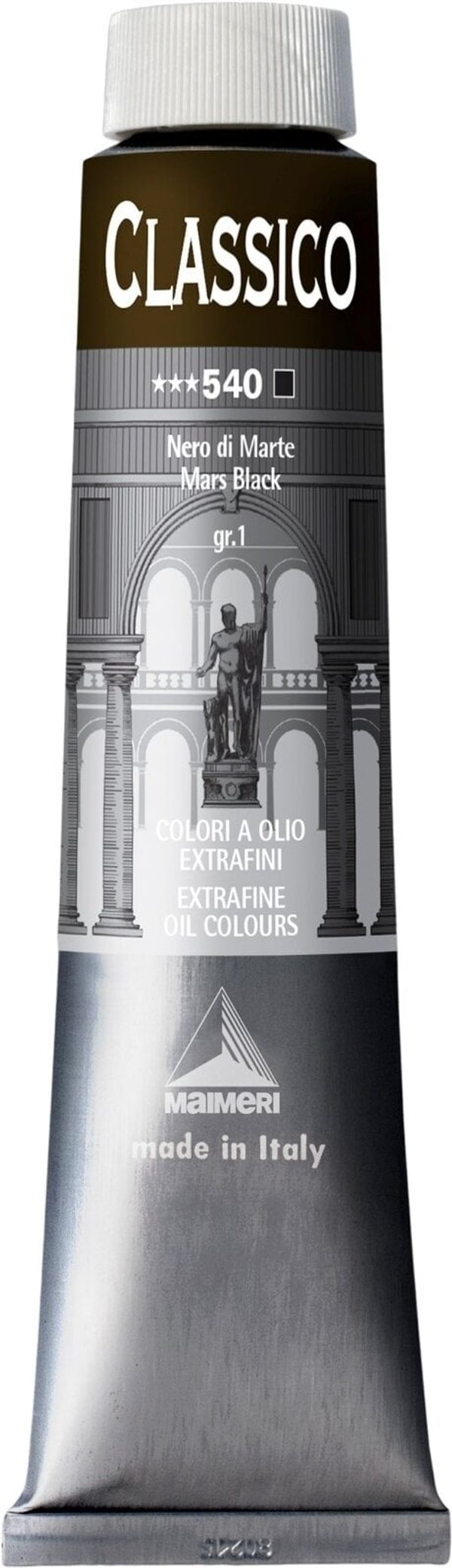 Maimeri Maimeri Classico Oljna barva Mars Black 200 ml 1 kos