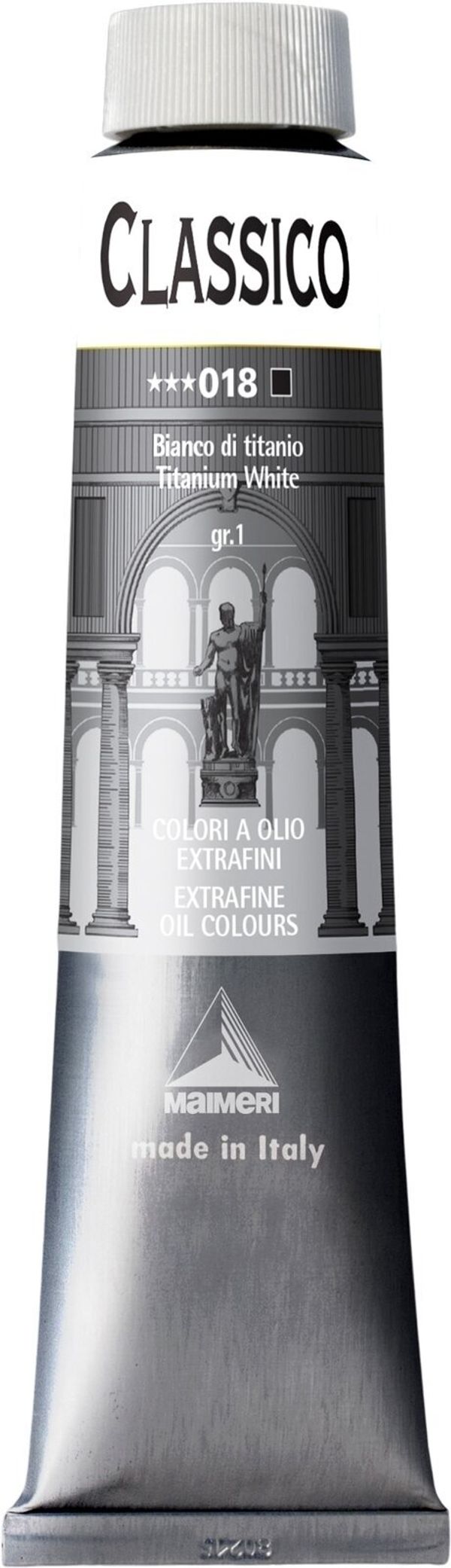 Maimeri Maimeri Classico Oljna barva Titanium White 200 ml 1 kos