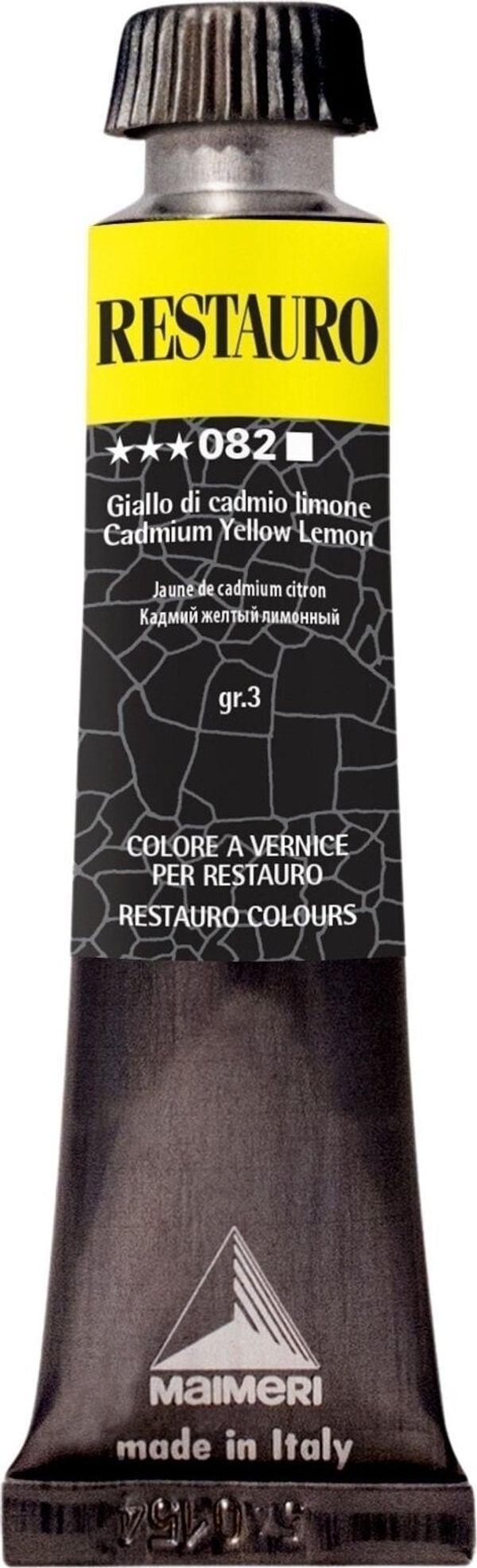 Maimeri Maimeri Varnish Restauro Restauracijska barva Cadmium Yellow Lemon 082 20 ml 1 kos