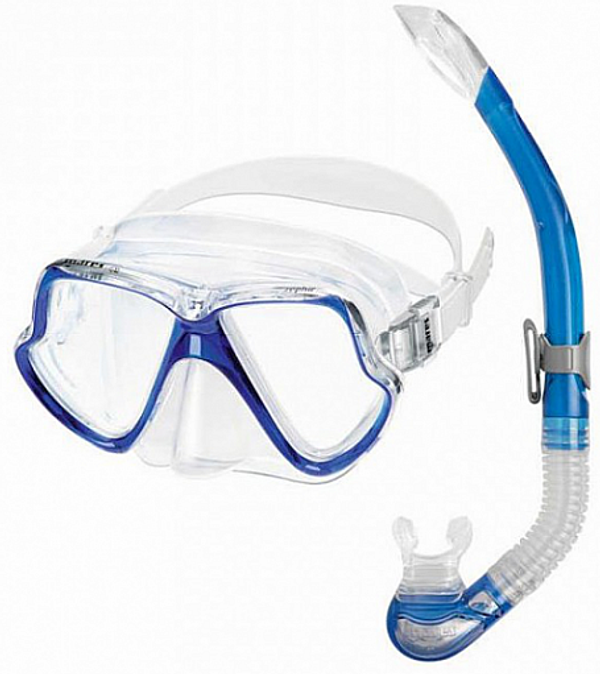 Mares Mares Combo Wahoo Clear/Reflex Blue