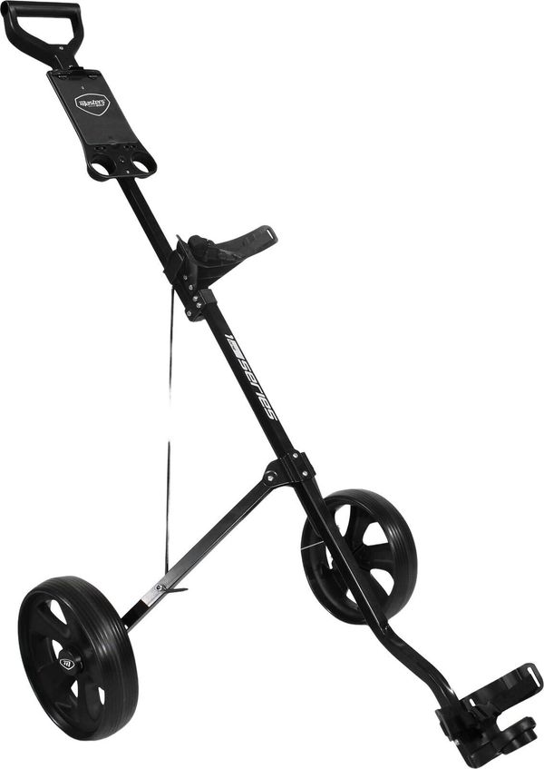 Masters Golf Masters Golf 1 Series 2 Wheel Pull Trolley Black Ročni voziček za golf