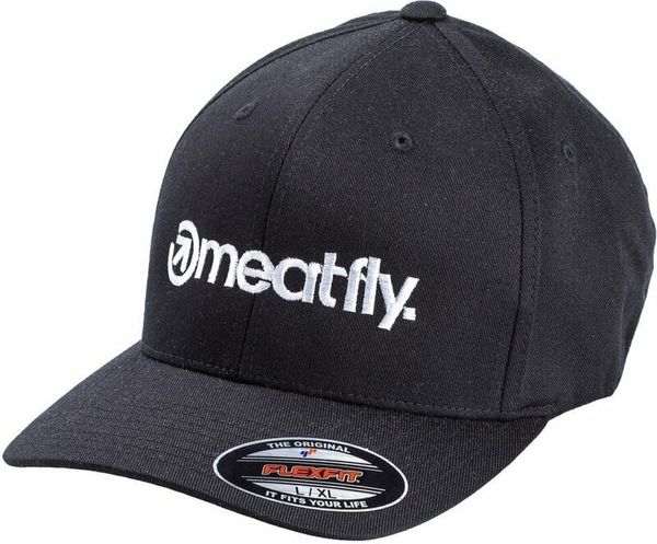 Meatfly Meatfly Brand Flexfit Black S/M Šilt kapa