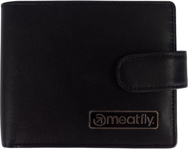 Meatfly Meatfly Nathan Premium Leather Wallet Black Denarnica