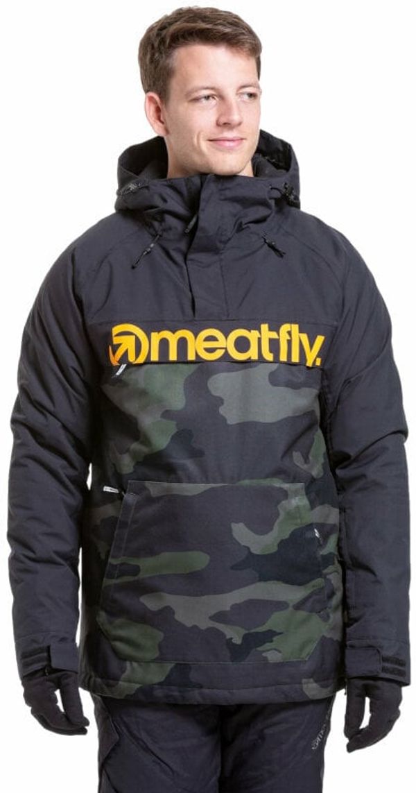 Meatfly Meatfly Slinger Mens SNB and Ski Jacket Rampage Camo L Smučarska jakna