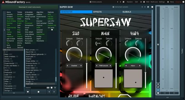MELDA MELDA MSoundFactory (Digitalni izdelek)
