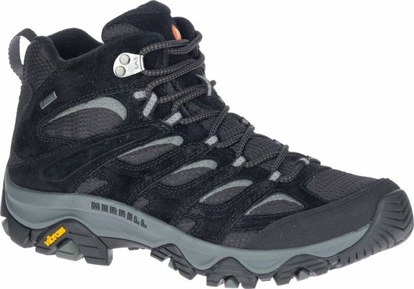Merrell Merrell Men's Moab 3 Mid GTX Black/Grey 45 Moški pohodni čevlji