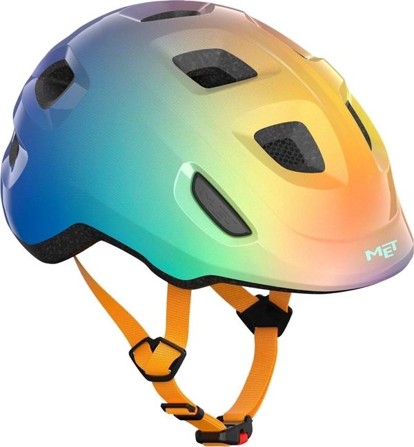 MET MET Hooray Multicolour/Glossy S (52-55 cm) Otroška kolesarska čelada