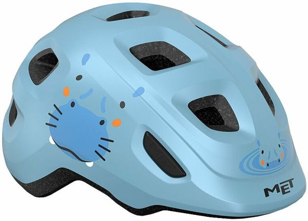 MET MET Hooray Pale Blue Hippo/Matt S (52-55 cm) Otroška kolesarska čelada