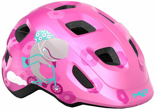 MET MET Hooray Pink Whale/Glossy XS (46-52 cm) Otroška kolesarska čelada