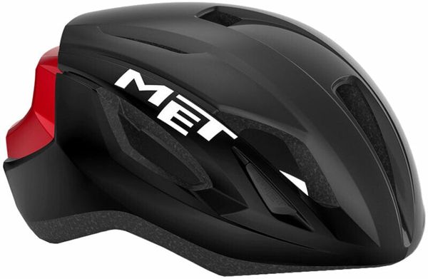 MET MET Strale Black Red Metallic/Glossy M (56-58 cm) Kolesarska čelada