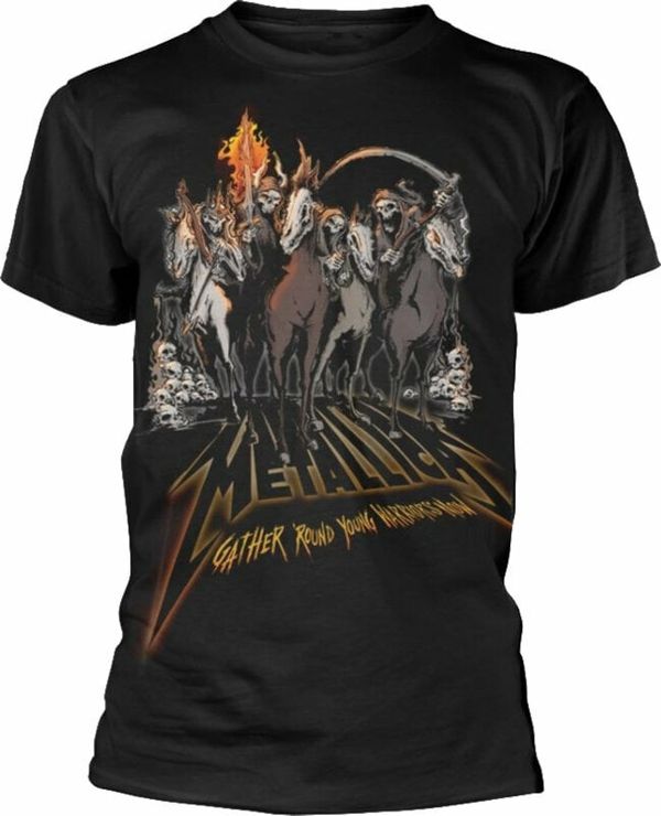 Metallica Metallica Majica 40th Anniversary Horsemen Unisex Black M