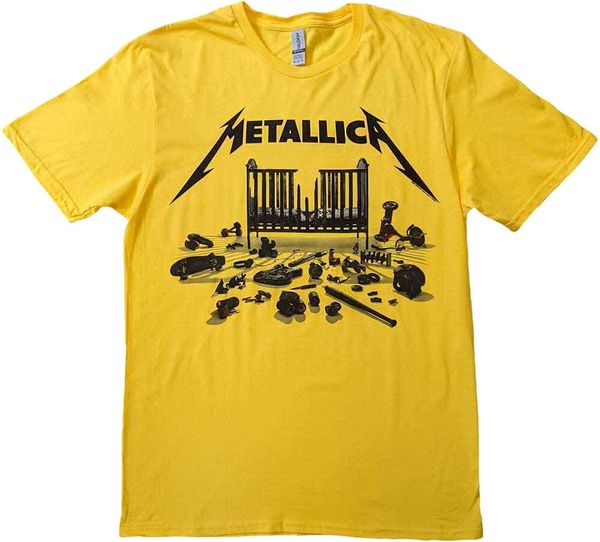 Metallica Metallica Majica 72 Seasons Simplified Cover Unisex Yellow 2XL