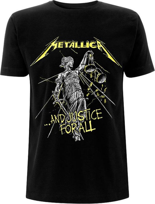 Metallica Metallica Majica And Justice For All Tracks Unisex Black 2XL