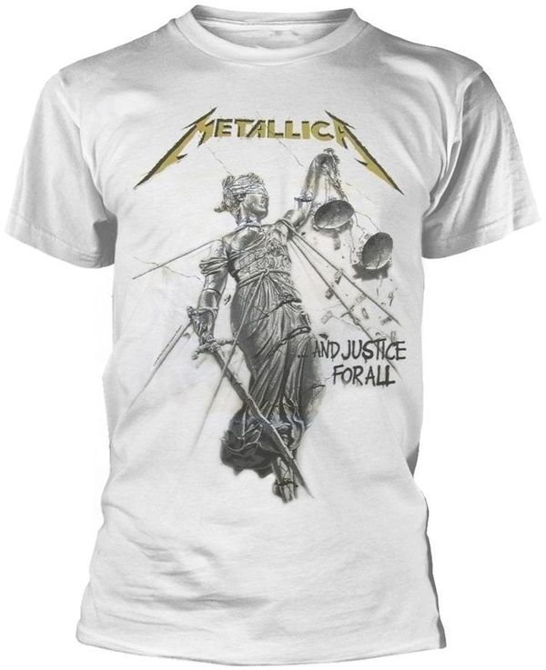 Metallica Metallica Majica And Justice For All White 2XL