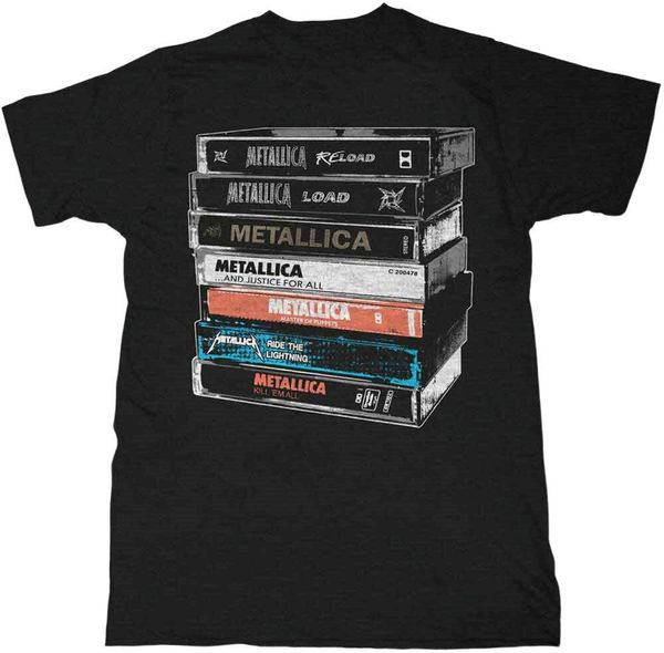 Metallica Metallica Majica Cassette Unisex Black 2XL