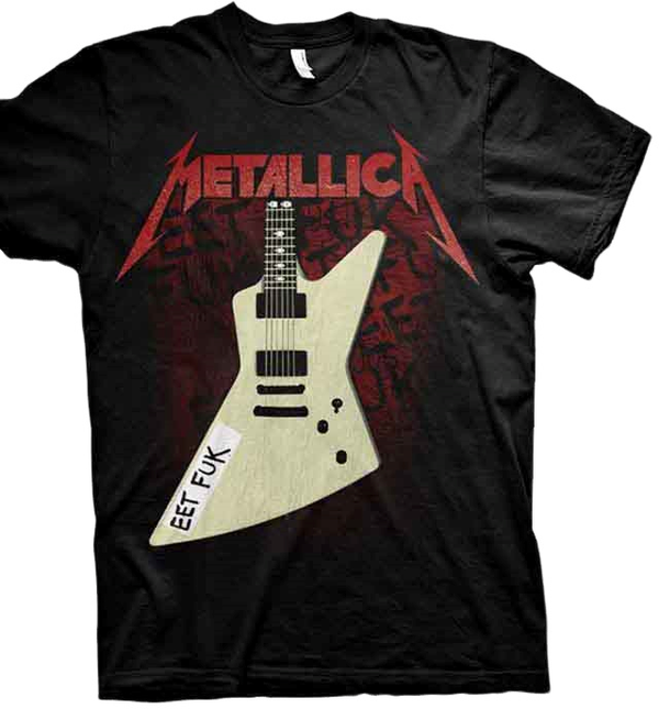 Metallica Metallica Majica Eet Fuk Unisex Black L