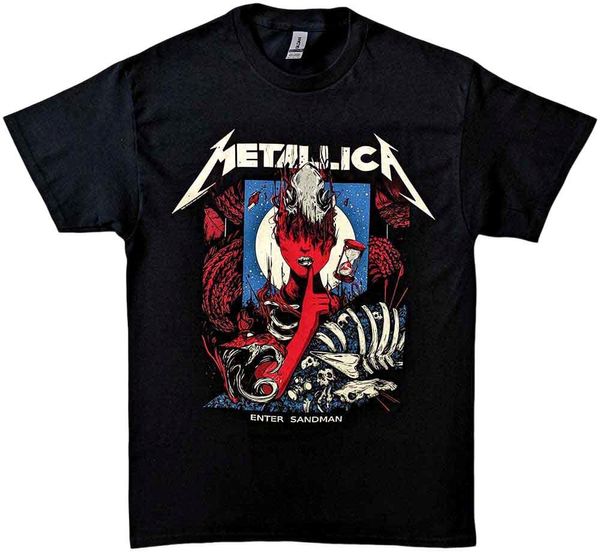 Metallica Metallica Majica Enter Sandman Poster Unisex Black L