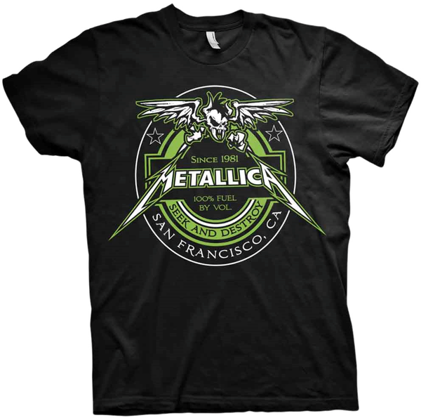 Metallica Metallica Majica Fuel Unisex Black 2XL