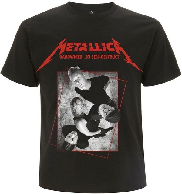 Metallica Metallica Majica Hardwired Band Concrete Unisex Black 2XL