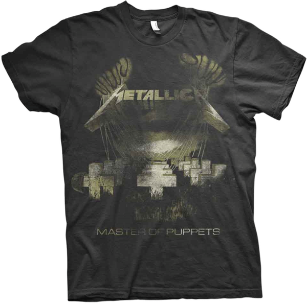 Metallica Metallica Majica Master of Puppets Distressed Unisex Black 2XL