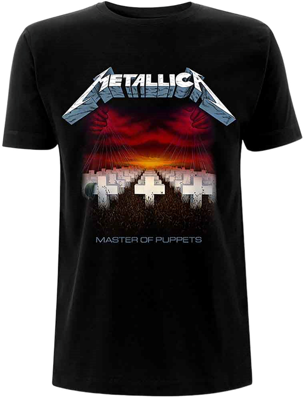 Metallica Metallica Majica Master of Puppets Tracks Unisex Black L
