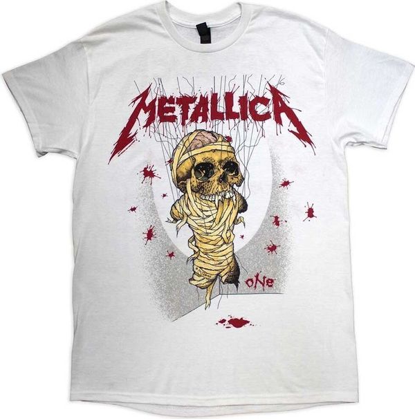 Metallica Metallica Majica One Landmine Unisex White L