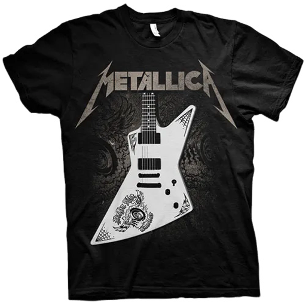 Metallica Metallica Majica Papa Het Guitar Unisex Black L