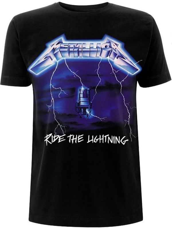 Metallica Metallica Majica Ride The Lightning Tracks Unisex Black M