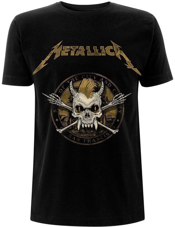 Metallica Metallica Majica Scary Guy Seal Unisex Black S