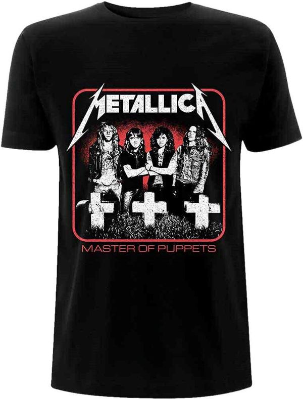 Metallica Metallica Majica Vintage Master of Puppets Photo Unisex Black M