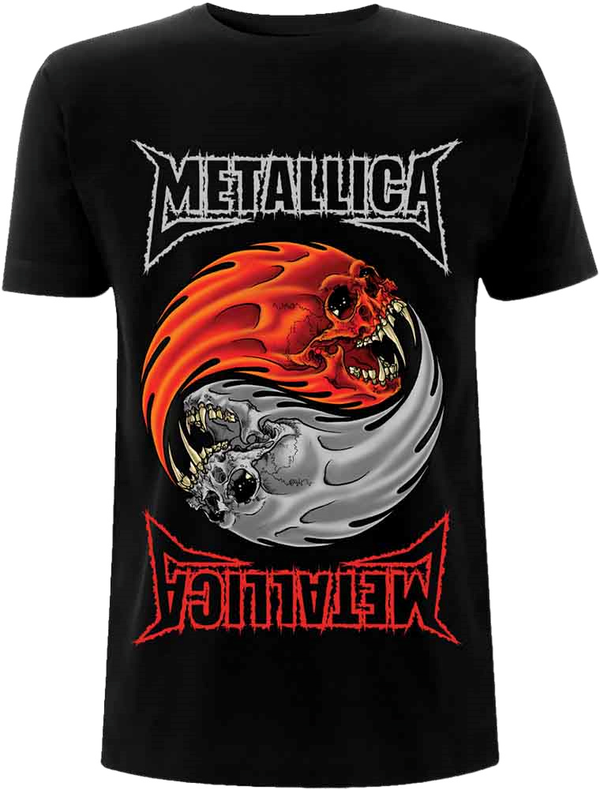 Metallica Metallica Majica Yin Yang Unisex Black 2XL