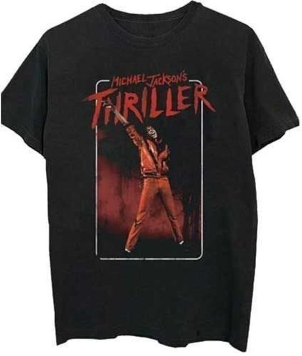 Michael Jackson Michael Jackson Majica Thriller White Red Suit Unisex Black M
