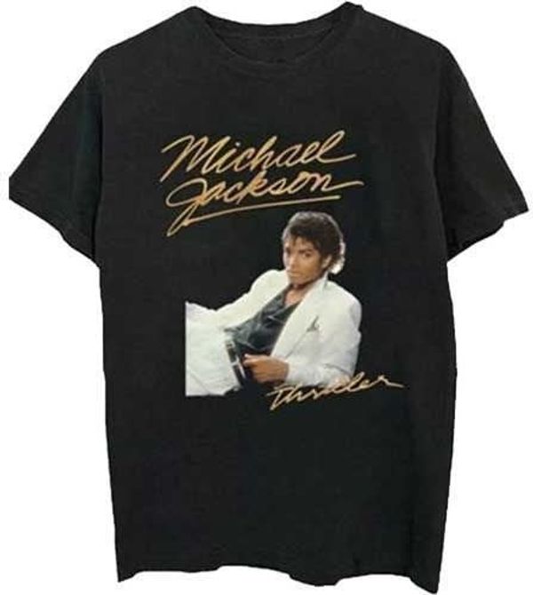 Michael Jackson Michael Jackson Majica Thriller White Suit Unisex Black XL